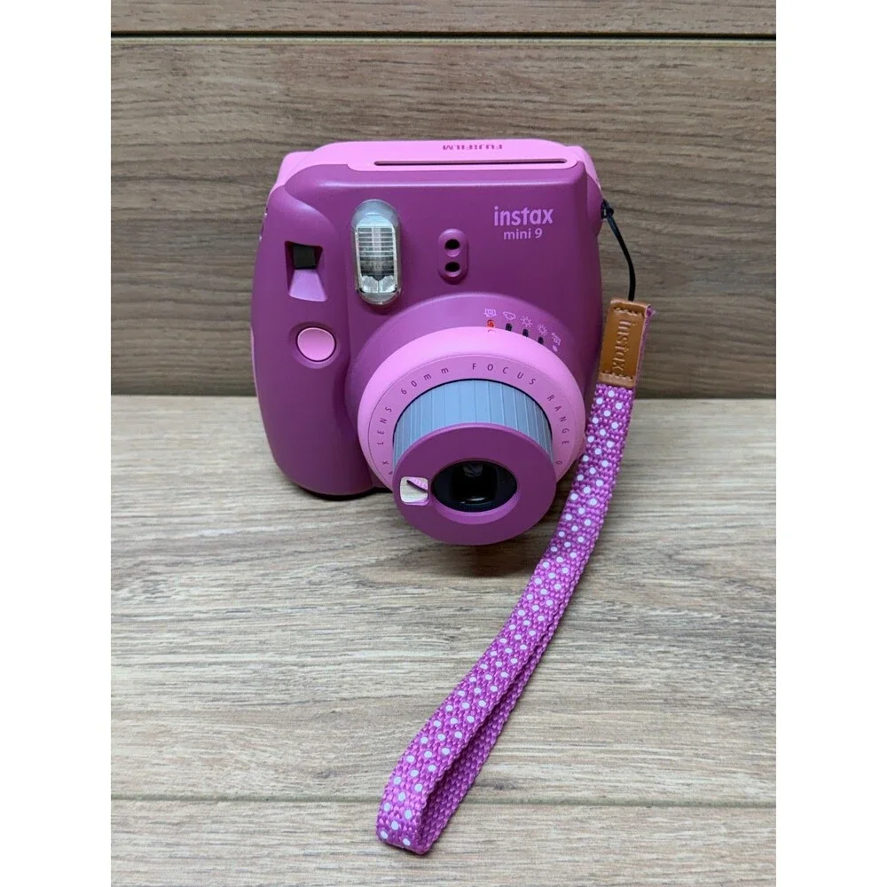Fujifilm Instax Mini 9 Instant Film Camera - Flamingo Pink